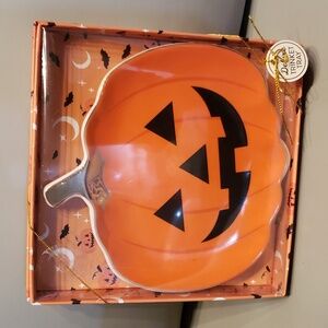 Pumpkin Jack-o-lantern trinket Tray NWT